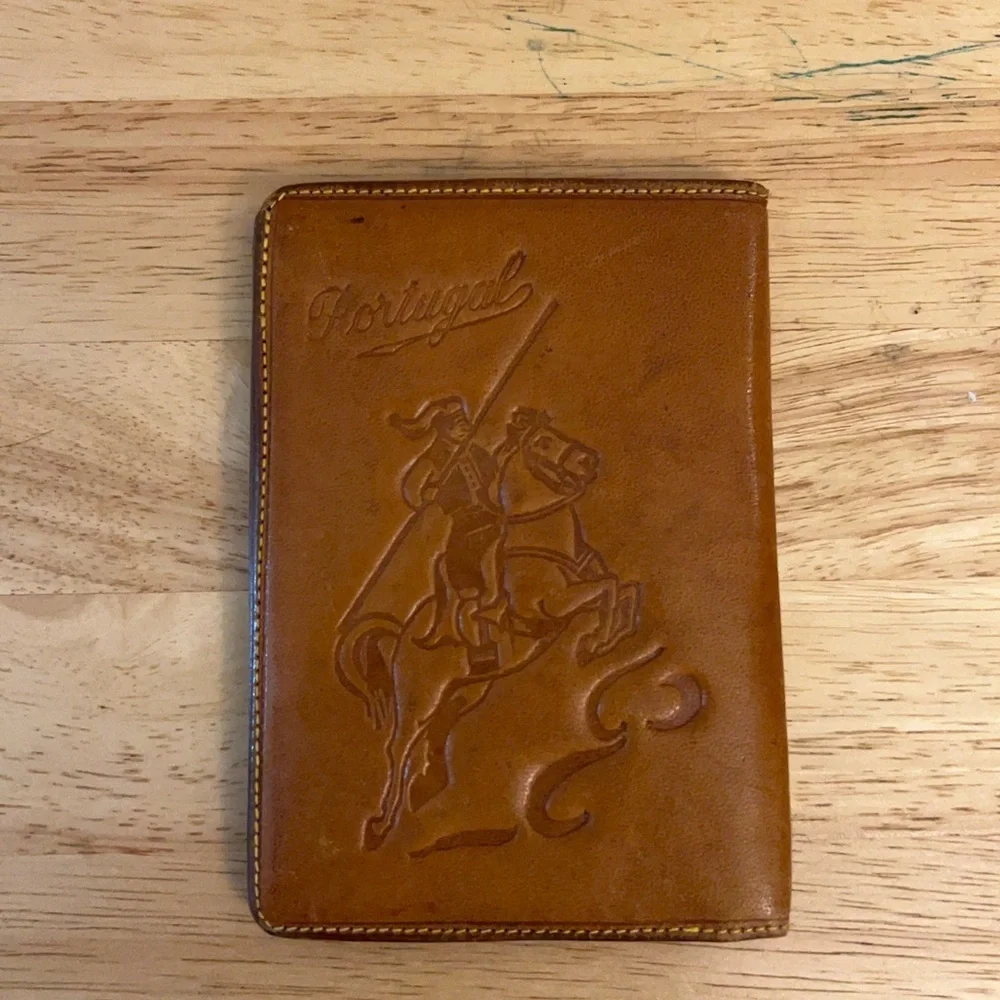 Selium Vintage Mid-Century Portuguese Bullfighter Embossed Leather